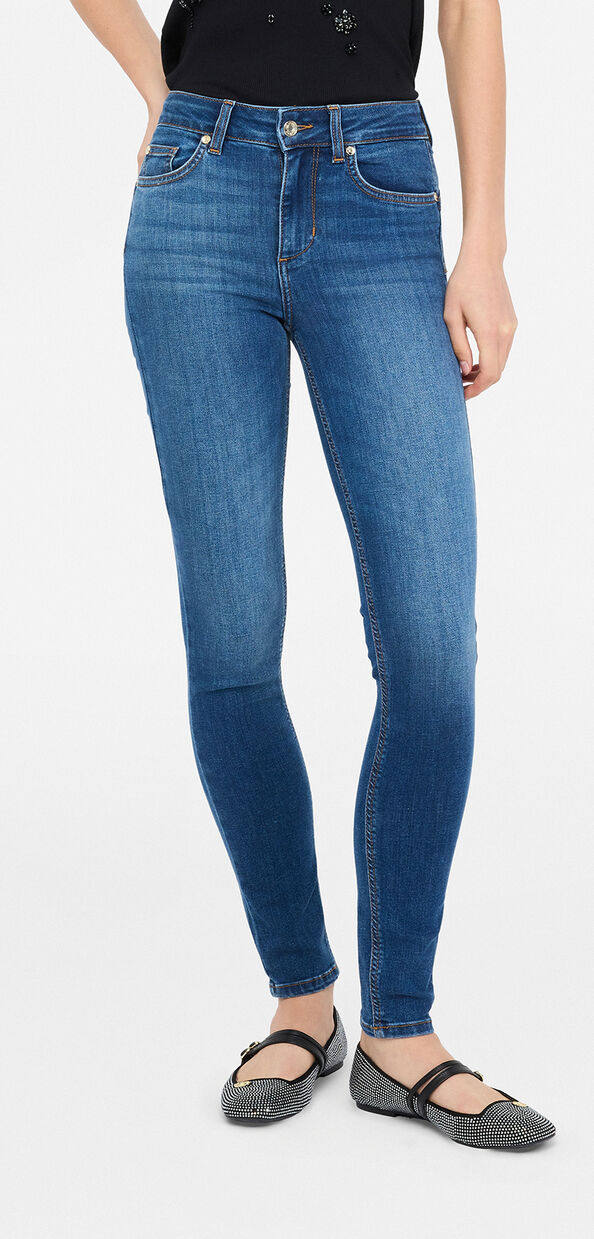 Liu Jo Jeans skinny a vita alta